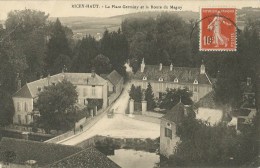 Les Riceys  (Aube) La Place Germiny Et La Route Du Magny - Les Riceys