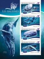 Togo. 2014 Whales. (722a) - Baleines