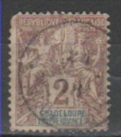 GUADELOUPE - Timbre N°28 Oblitéré Dents Courtes - Used Stamps