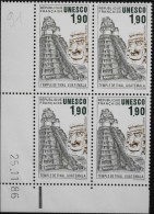 FRANCE COIN DATE Du 25.11.86  - 4 TIMBRES De SERVICE NEUFS** N° 91 Y&T : 7,65€ - 1980-1989