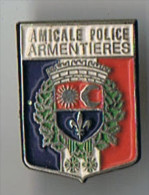 Pin's  Amicale  Police  Armentières - Police & Gendarmerie