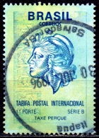 BRAZIL 1993 Liberty - (-) - Blue, Turq & Yell   FU - Used Stamps