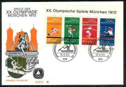 Bund 1972: FDC Sporthilfe, 1972    (A026) - 1971-1980