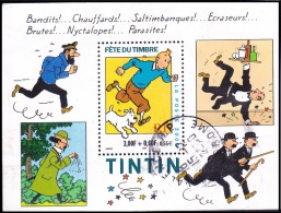 France Oblitération Cachet à Date BF N°  28 (3404) Fête Du Timbre. Tintin - Usati