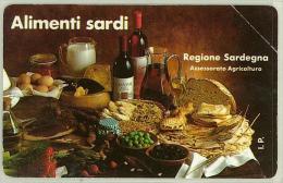 Carte Telefoniche: Alimenti Sardi - Regione Sardegna Assessorato Agricoltura - Nuova - Omaggio - 10 Scatti - Mantegazza - Privées - Hommages