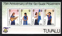 Tuvalu - 1985 Scouts Block MNH__(TH-1979) - Tuvalu