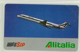 Carte Telefoniche: RARA - Alitalia DC 9  - Nuova - 10000 - Mantegazza - Privées - Hommages