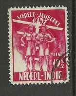 NEDERLAND-INDIE Netherland-India 1937 Scouting Pfadfinder Boy Scouts Michel 240 World Jamboree O - Gebruikt