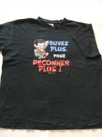 T SHIRT SARKOZY SOL'S Tee Shirt  Maxime "Buvez Plus Pour Déconner Plus !" - Taille XL - Other & Unclassified