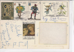 PO0451D# SAN MARINO - STORIA POSTALE  VG - Storia Postale