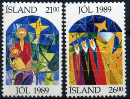 ISLANDE 1989 YVERT  N°665/66 LUXE ** MNH - Unused Stamps