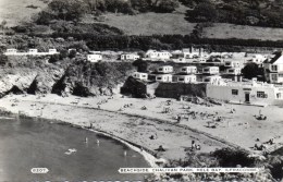 REAL PHOTOGRAPHIC POSTCARD CARAVAN PARK - HELE BAY - ILFRACOMBE - 1966 - GOOD CONDITION - Ilfracombe