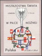 Mint S/S  Football World Cup 1966  From Poland - 1966 – Angleterre