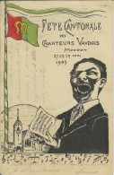 Suisse - Vaud - Moudon - CPA Fête Cantonale Des Chanteurs Vaudois 1905 - Carte D´illustrateur OPAR - Moudon