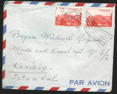 Turkey - Postal Used Air Mail Cover, Michel 1763 - Brieven En Documenten
