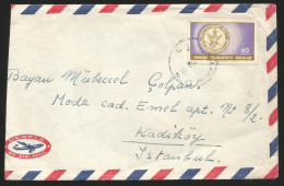 Turkey - Postal Used Air Mail Cover, Michel 1778 - Brieven En Documenten