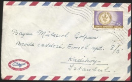 Turkey - Postal Used Air Mail Cover, Michel 1778 - Cartas & Documentos