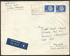 Turkey - Postal Used Air Mail Cover, Michel 2482 - Lettres & Documents