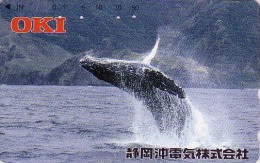 Télécarte Japon / 290-48774 - ANIMAL - BALEINE - WHALE Japan Phonecard - WAL Telefonkarte - BALLENA - 301 - Dolfijnen