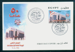 EGYPT / 2004 / 50th Anniversary Of The State Information Service /  FDC - Cartas & Documentos
