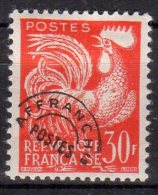 PREOBLITERE: 30F Orange "Coq Gaulois" N° Préo 115** - 1953-1960