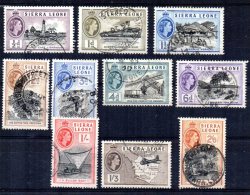 Sierra Leone - 1956 - Definitives (Part Set) - Used - Sierra Leone (...-1960)