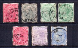 India - 1899/1900 - Queen Victoria Definitives (Star Watermark) - Used - 1882-1901 Empire