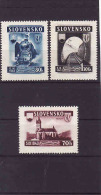 Slovakia 1943 Mi 124-126 **, Mint - Unused Stamps