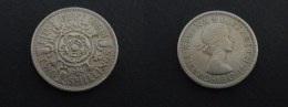 1966 - 2 SHILLINGS GREAT BRITAIN UK ENGLAND - J. 1 Florin / 2 Shillings
