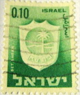 Israel 1965 Civic Arms Bet Shean £0.10 - Used - Gebruikt (zonder Tabs)