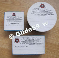 Lot N° 2 - 3 Boîtes NEUVES En Carton Pour Cachets - Mme Waterlot-Cousin - Docteur En Pharmacie - Arras (années 50 - 60) - Cajas/Cofres
