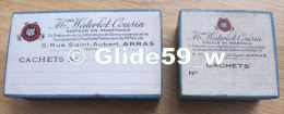 Lot N° 3 - 2 Boîtes NEUVES En Carton Pour Cachets - Mme Waterlot-Cousin - Docteur En Pharmacie - Arras (années 50 - 60) - Koffer