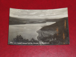 Blick Vom Schloß Waldeckauf Den Edersee Mit Badestrand Hessen Ungebraucht Unused Germany Postkarte Postcard - Edersee (Waldeck)