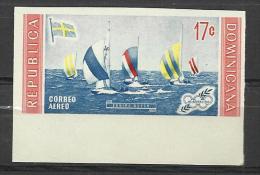 DOMINICAN REPUBLIC DOMINICANA 1956  OLYMPIC GAMES MELBOURNE IMPERFECT SAILING - Sommer 1956: Melbourne