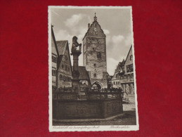 Dinkelsbühl Die Tausendjährige Stadt Altrathausplatz Ansbach Bayern Gebraucht Used Germany Postkarte Postcard - Ansbach