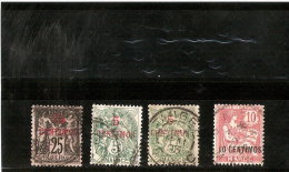 MAROC  N° 5/11/11A/12   OBLITERE   DE 1902/1903 - Unused Stamps