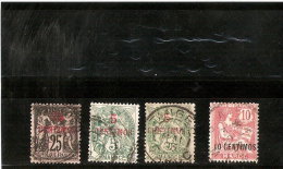 MAROC  N° 5/11/11A/12   OBLITERE   DE 1902/1903 - Ungebraucht