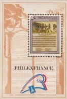 Nicaragua French Revolution Bicentennial Sc 1780 S/S MNH 1989 - Franz. Revolution
