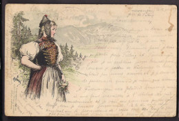 CPA ALLEMAGNE - Furtwangen - Gruss Aus Signé Illustrateur Hazemann - Précurseur 1897 - Furtwangen