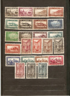 MAROC  N° 128/149  NEUF **   *      OBLITERE   DE 1933/34 - Neufs