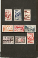 MAROC    LOT  N° 266  A 276   NEUF * * ET *    DE 1948/49 - Nuevos