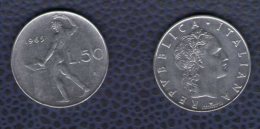 Italie 1965 Pièce De Monnaie Coin 50 Lires - 50 Liras