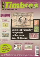 Timbres  Magazine    -    N°  38  -   Septembre   2003 - Français (àpd. 1941)