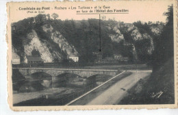 Comblain-au-Pont : Rocher Les Tartines Et La Gare En Face De L'Hôtel Des Familles - Comblain-au-Pont