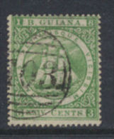 Guiana British - Guyane Anglaise 1863 - 1875  24 C Vert  Dent /perf  15 - Britisch-Guayana (...-1966)