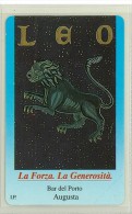 Carte Telefoniche: Segni Zodiacali : LEO , La Forza , La Generosità - Leone -  Nuova - 2000 - Mantegazza - Privées - Hommages