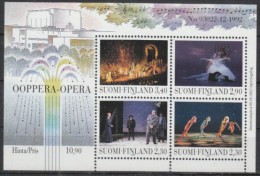 Finnland 1993  MiNr. 1229/1232  (Block 10)   ** / Mint   Oper - Neufs