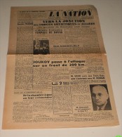 La Nation (du Centre) Du 17 Avril 1945.(Un Résistant Anatole France) - Französisch