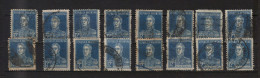 ARGENTINE: Année 1923-32, Lot De 16 Timbres N° 283, « San Martin » - Gebraucht