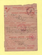 Formule Croix Rouge - Roubaix Nord - Maarif Casablanca Maroc - 1944 - 2. Weltkrieg 1939-1945